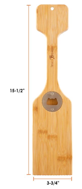 BBQ - Scraper & Bottle Opener, Bamboo, Totally Bamboo | tb_bbq.JPG